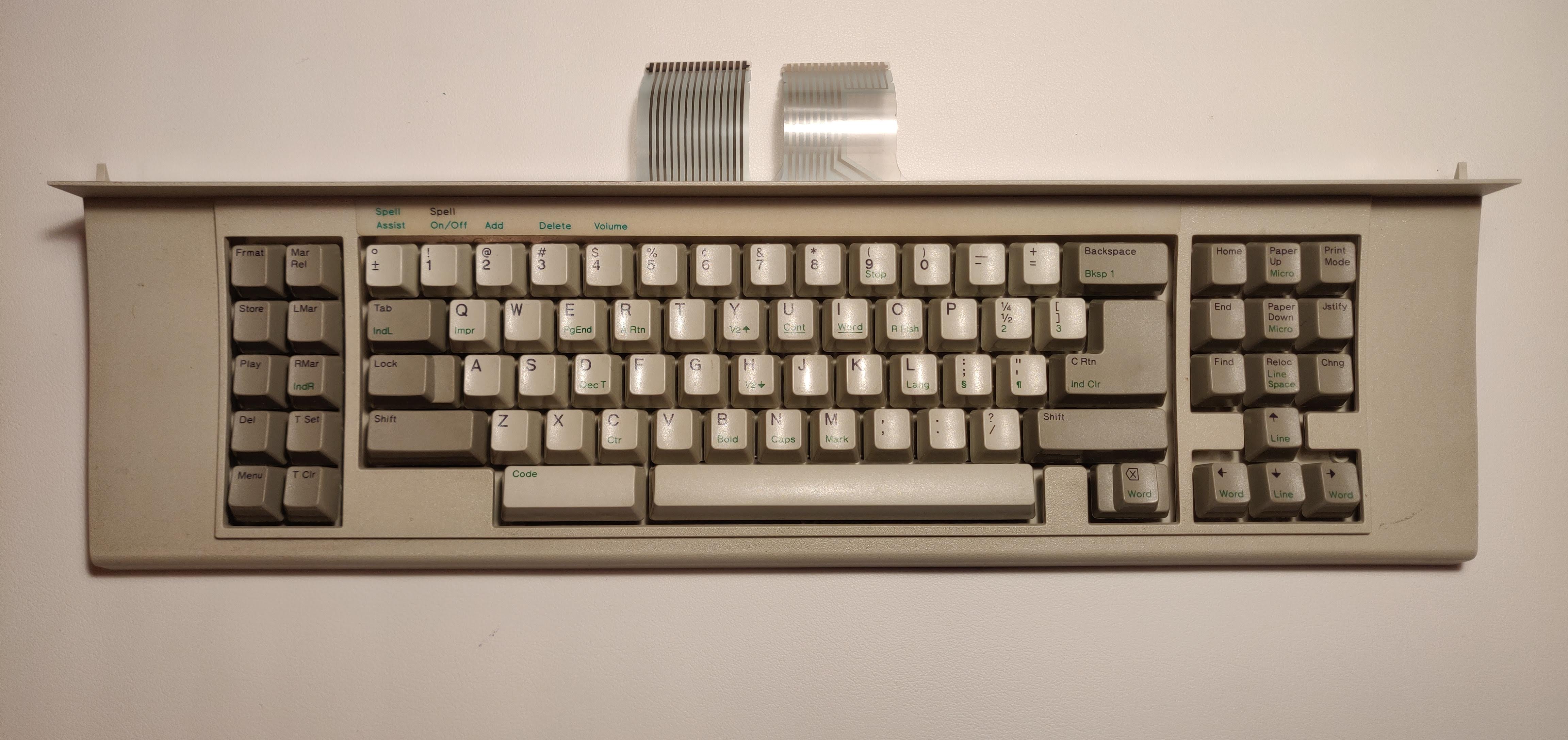 Keyboard front
